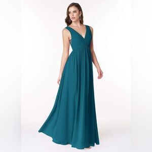 Azazie Ink Blue Ranvie Bridesmaid Dress